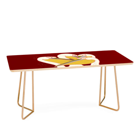 83 Oranges Pelicans Of The Burgundy Sky Coffee Table