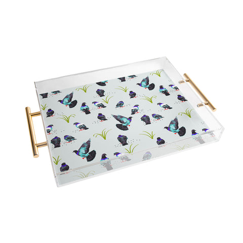 83 Oranges Pigeon Park Acrylic Tray