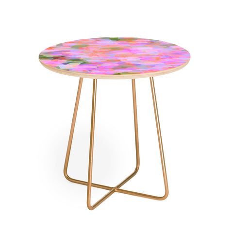 83 Oranges Pink Haze Round Side Table