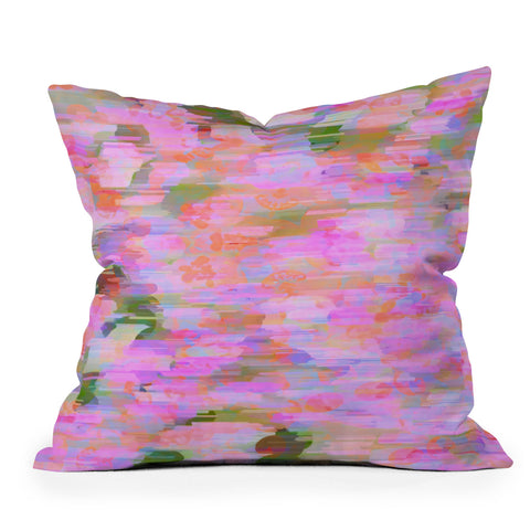 83 Oranges Pink Haze Throw Pillow
