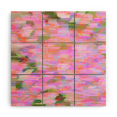 83 Oranges Pink Haze Wood Wall Mural