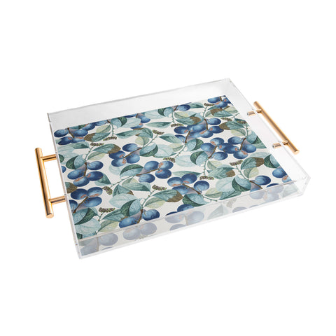 83 Oranges Plum Plum Acrylic Tray