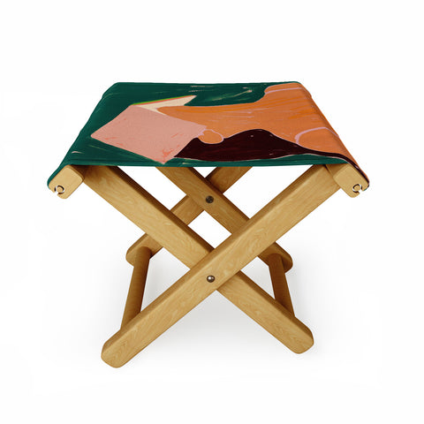 83 Oranges Reading Between The Lines Folding Stool