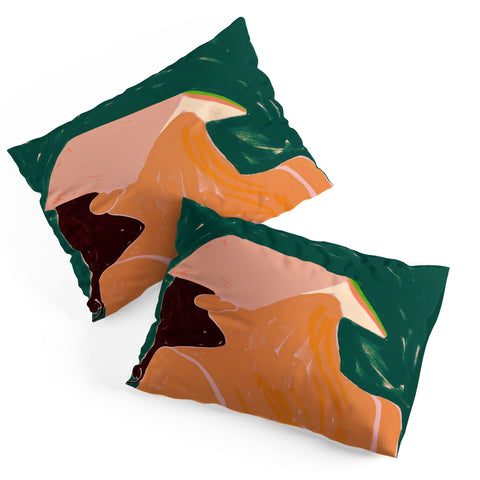 83 Oranges Reading Between The Lines Pillow Shams