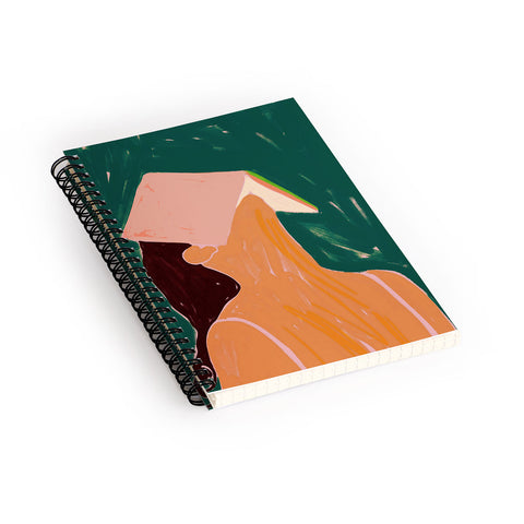 83 Oranges Reading Between The Lines Spiral Notebook