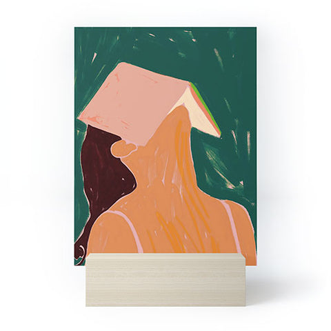 83 Oranges Reading Between The Lines Mini Art Print