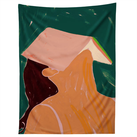 83 Oranges Reading Between The Lines Tapestry