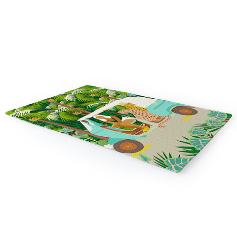 83 Oranges Rikshaw ride Area Rug