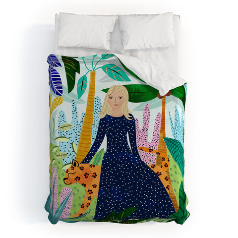 83 Oranges Safari Duvet Cover