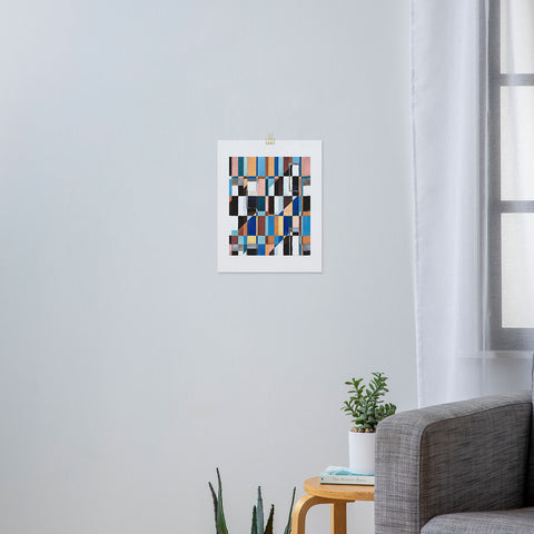 83 Oranges Scandinavian Earth Art Print