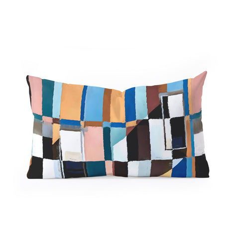 83 Oranges Scandinavian Earth Oblong Throw Pillow