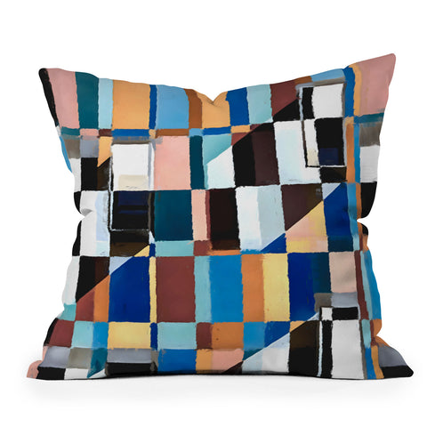 83 Oranges Scandinavian Earth Throw Pillow