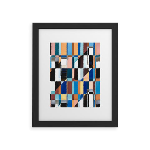 83 Oranges Scandinavian Earth Framed Art Print