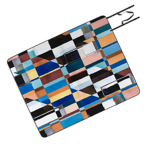 83 Oranges Scandinavian Earth Picnic Blanket