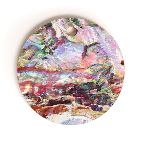 83 Oranges Sequin Haze Cutting Board Round