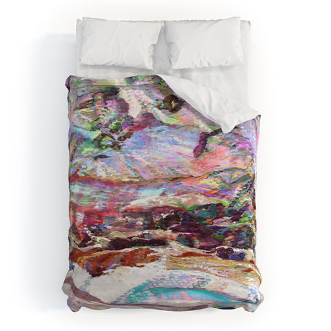 83 Oranges Sequin Haze Duvet Cover