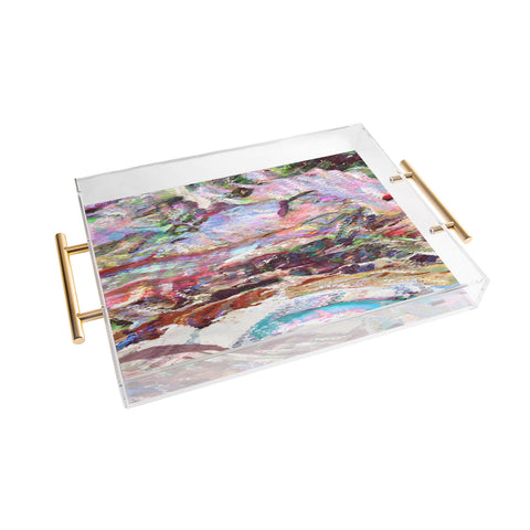 83 Oranges Sequin Haze Acrylic Tray