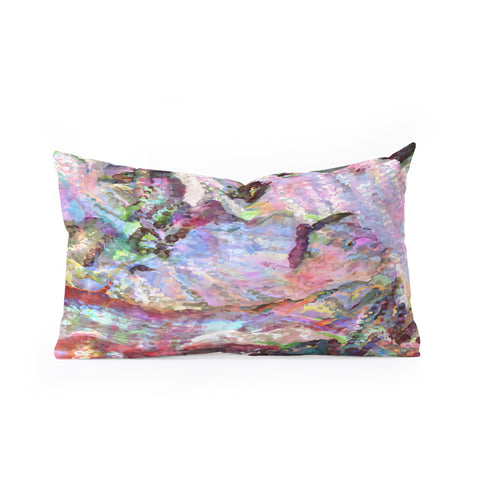 83 Oranges Sequin Haze Oblong Throw Pillow