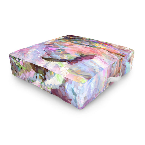 83 Oranges Sequin Haze Outdoor Floor Cushion
