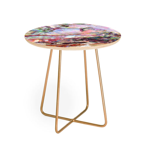 83 Oranges Sequin Haze Round Side Table