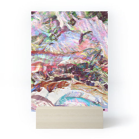 83 Oranges Sequin Haze Mini Art Print