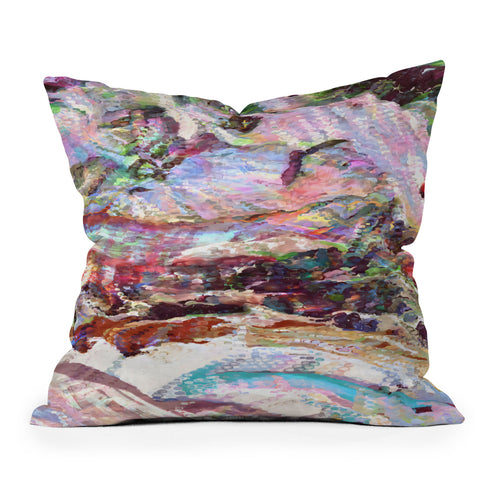 83 Oranges Sequin Haze Outdoor Throw Pillow