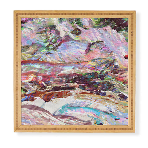83 Oranges Sequin Haze Framed Wall Art