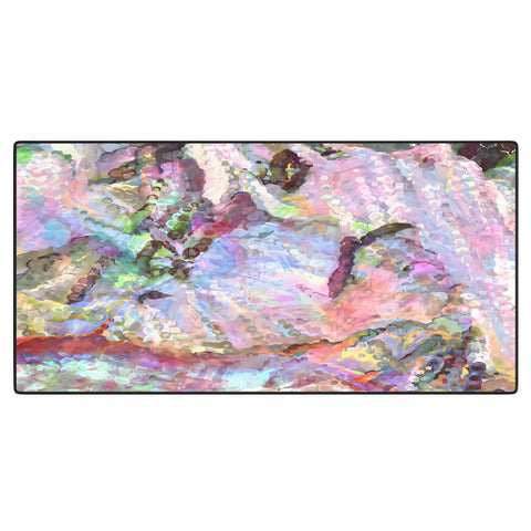 83 Oranges Sequin Haze Desk Mat