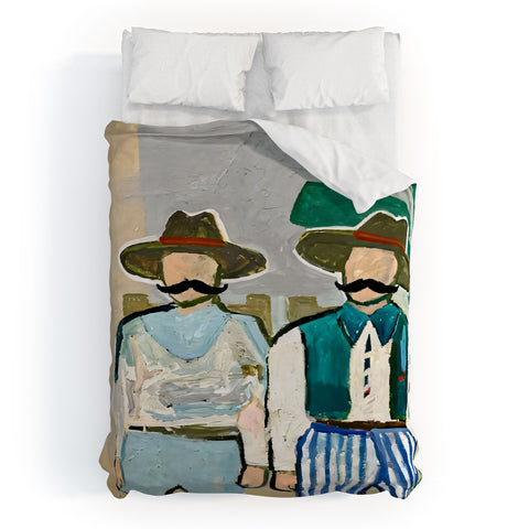 83 Oranges Side By Side Cowboy Edition Duvet Cover