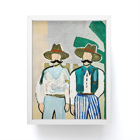 83 Oranges Side By Side Cowboy Edition Framed Mini Art Print