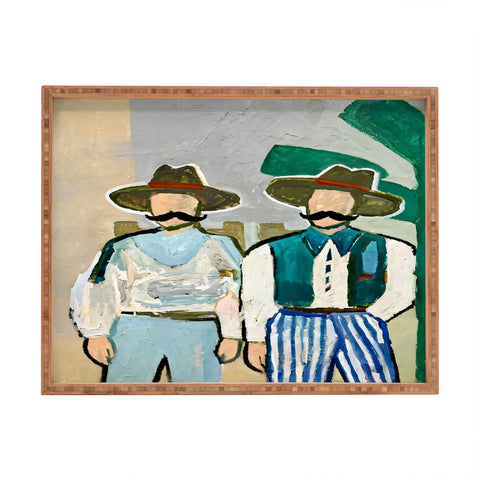 83 Oranges Side By Side Cowboy Edition Rectangular Tray