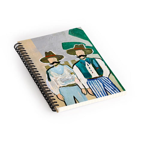 83 Oranges Side By Side Cowboy Edition Spiral Notebook