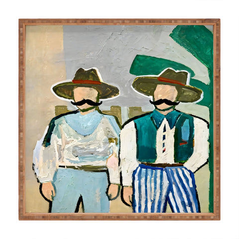 83 Oranges Side By Side Cowboy Edition Square Tray