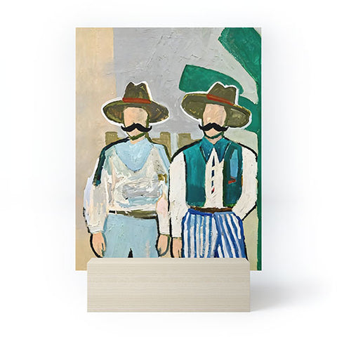 83 Oranges Side By Side Cowboy Edition Mini Art Print