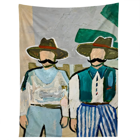 83 Oranges Side By Side Cowboy Edition Tapestry