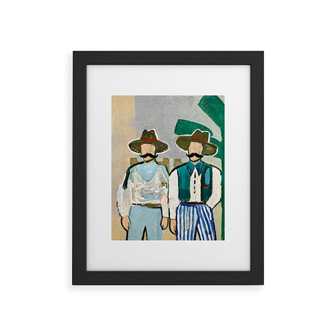 83 Oranges Side By Side Cowboy Edition Framed Art Print