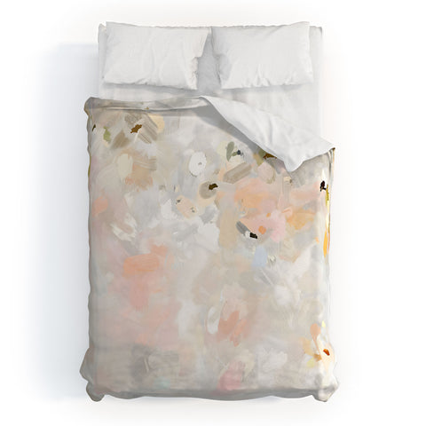 83 Oranges Sky After The Rain Duvet Cover