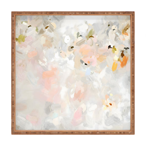 83 Oranges Sky After The Rain Square Tray