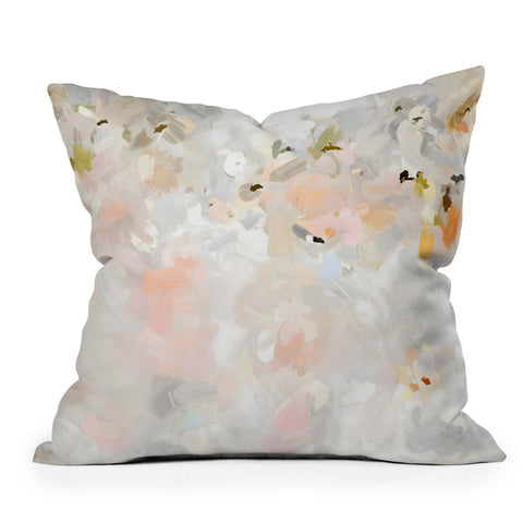 83 Oranges Sky After The Rain Throw Pillow