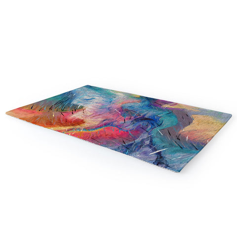 83 Oranges Soul Driven Abstraction Area Rug