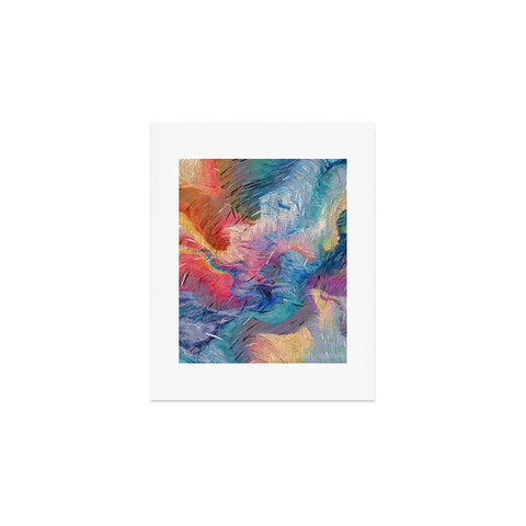 83 Oranges Soul Driven Abstraction Art Print