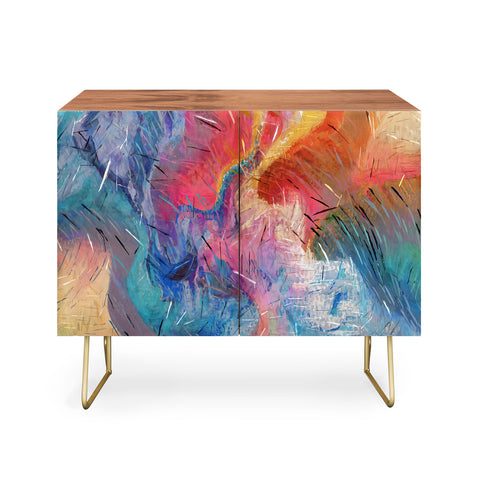 83 Oranges Soul Driven Abstraction Credenza