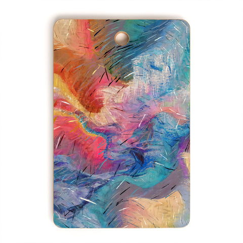 83 Oranges Soul Driven Abstraction Cutting Board Rectangle