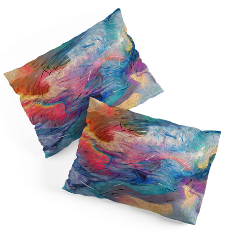 83 Oranges Soul Driven Abstraction Pillow Shams