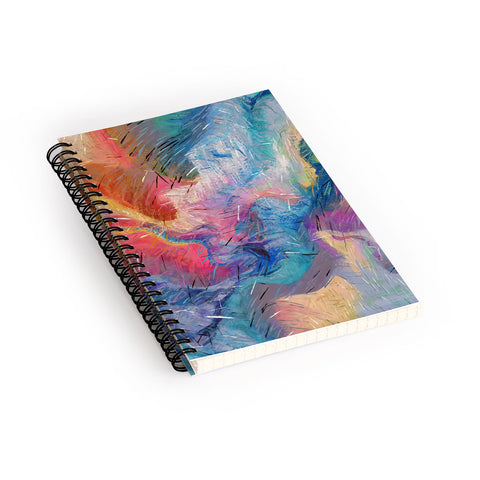 83 Oranges Soul Driven Abstraction Spiral Notebook