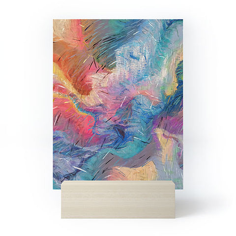 83 Oranges Soul Driven Abstraction Mini Art Print