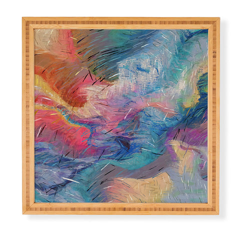 83 Oranges Soul Driven Abstraction Framed Wall Art