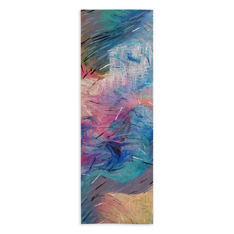 83 Oranges Soul Driven Abstraction Yoga Towel