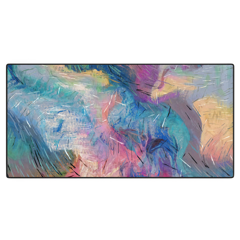 83 Oranges Soul Driven Abstraction Desk Mat