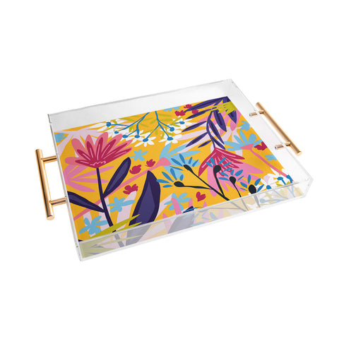 83 Oranges The Garden of My Mind Acrylic Tray